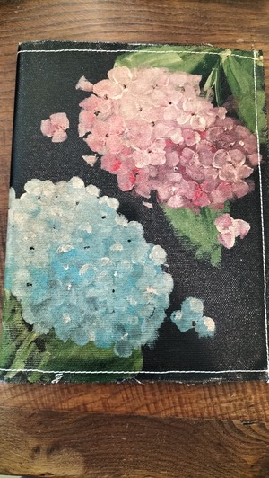 Funda de libro pintada a mano en lienzo - Imagen 12