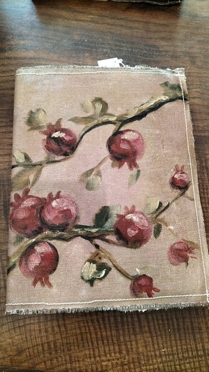 Funda de libro pintada a mano en lienzo - Imagen 7