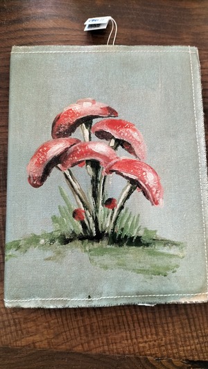 Funda de libro pintada a mano en lienzo - Imagen 11